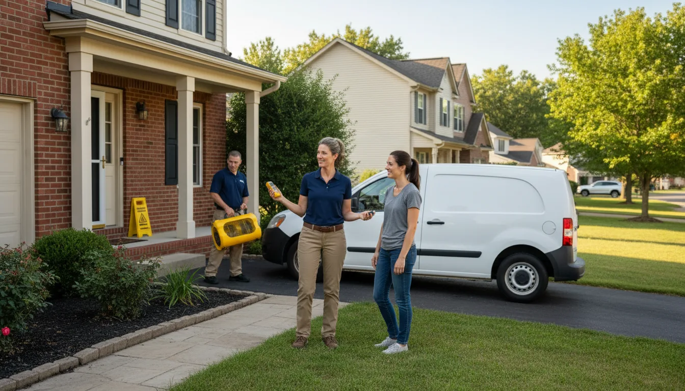 Water restoration image for Water Damage & Restoration Services in Norfolk, VA